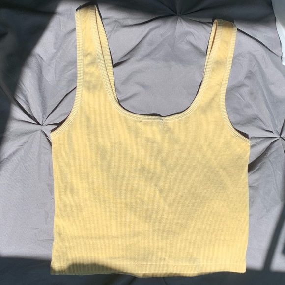 Yellow Button Tank Top - Picture 3 of 3